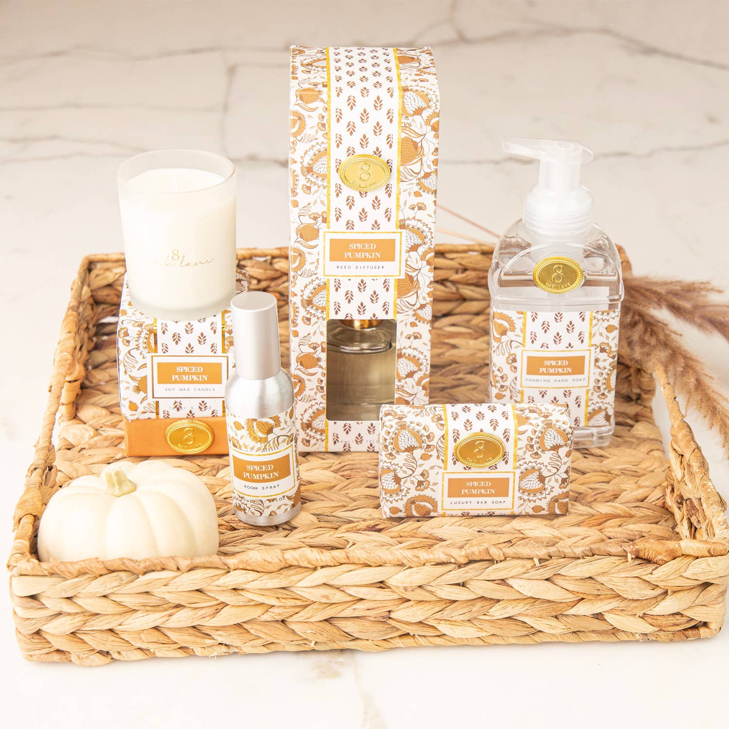 8 Oak Lane - Wholesale Bar Soap - Spiced Pumpkin Wrapped Bar Soap2