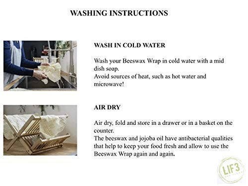 Ecolif3 – wholesale Food storage wrap/bag – Beeswax Food Wrap Roll 13'' X 39''4