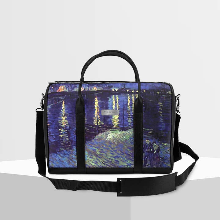 Gracia P Satchel - Trunk - Tillverkad i Italien - Notte Rodano för wholesale av GLOBALSHOP SRL