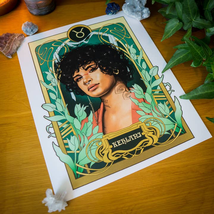 Kehlani - Taurus Print for engroshandel hos Black Zodiac Prints