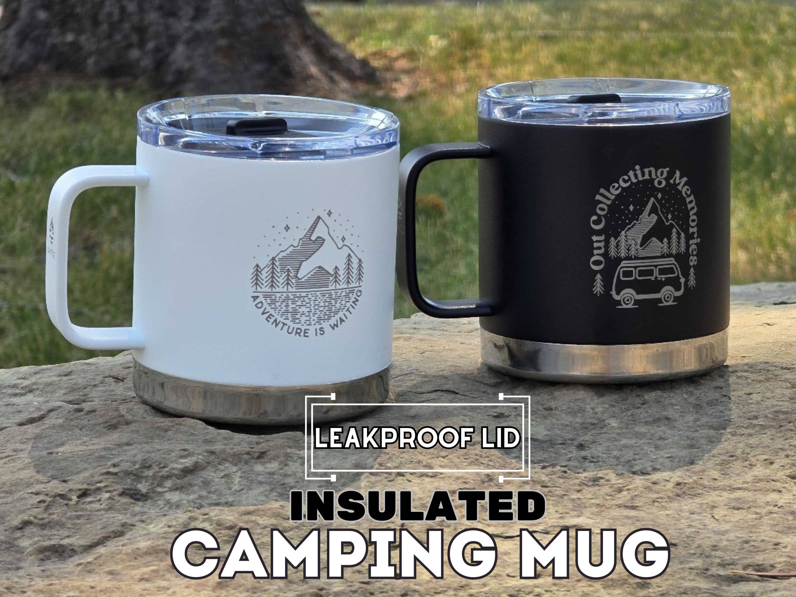 LAMOSE - Wholesale Insulated Mug/Tumbler - Business Logo Custom Engraved Insulated Coffee Mug with Lid 14