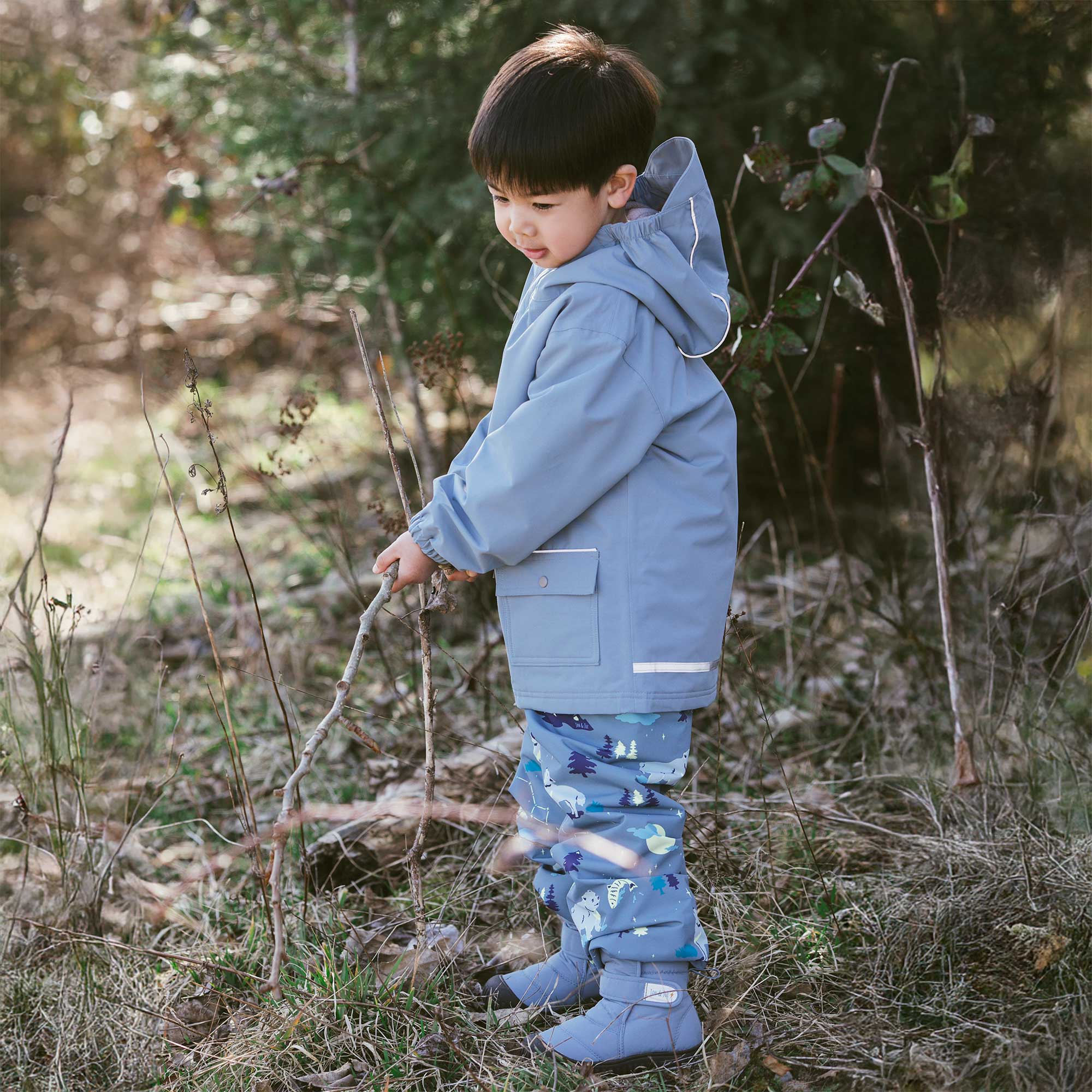 Jan & Jul - Wholesale Pants - Kids - Wolf and Bear | Cozy-Dry Rain & Snow Pants6