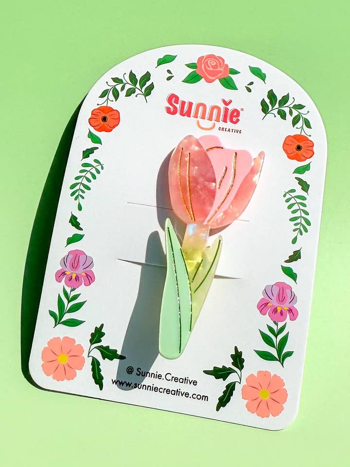 Clip/Broche de Pelo Tulipán para venta al por mayor de Sunnie Creative