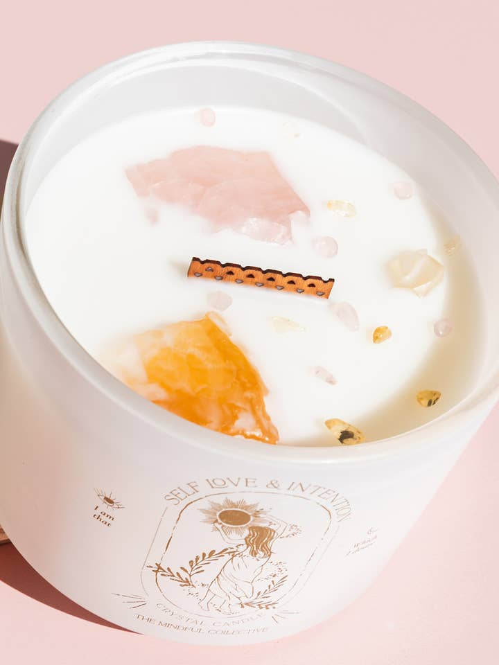 Love & Intention Candle for wholesale by The Mindful Collective