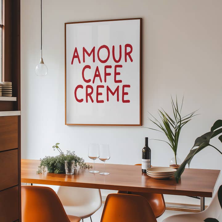 Amour Café Crème Küchenkunst für den Großhandel von Sisterartclub