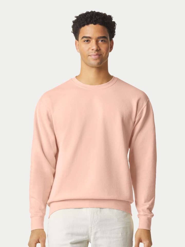Comfort Colors Lightweight Crewneck Blank Sweatshirt 1466 for wholesale by Total Apparel