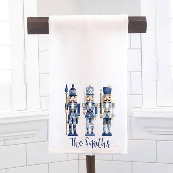 Personalisierte Chinoiserie-Nussknacker-Geschirrtuch-Geschenk für den Großhandel von Moman Sales, Inc.