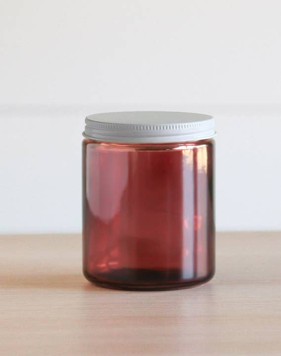 Mixie Market - Wholesale Jar - Cranberry 8 oz. Mixie Jars | 12 pk5
