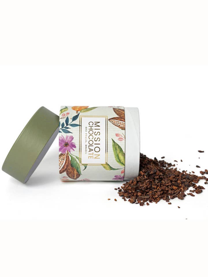 Pennini di cacao biologico | 250g per la vendita all'ingrosso da parte di Mission Chocolate