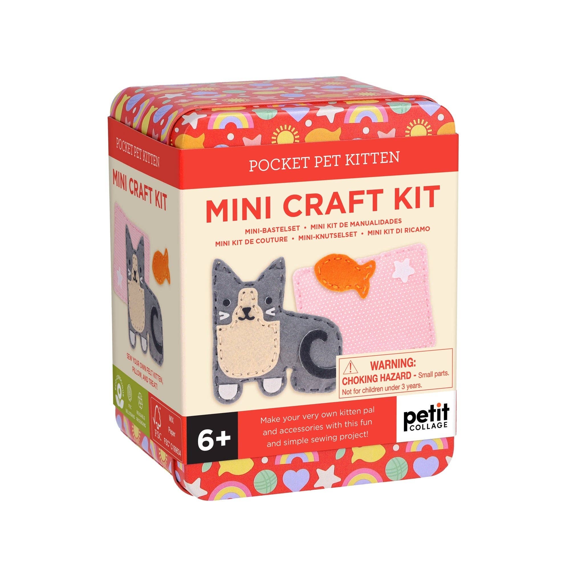 Chronicle Books - Wholesale DIY Craft Kit - Kids - Mini Craft Kit: Pocket Pet Kitten
