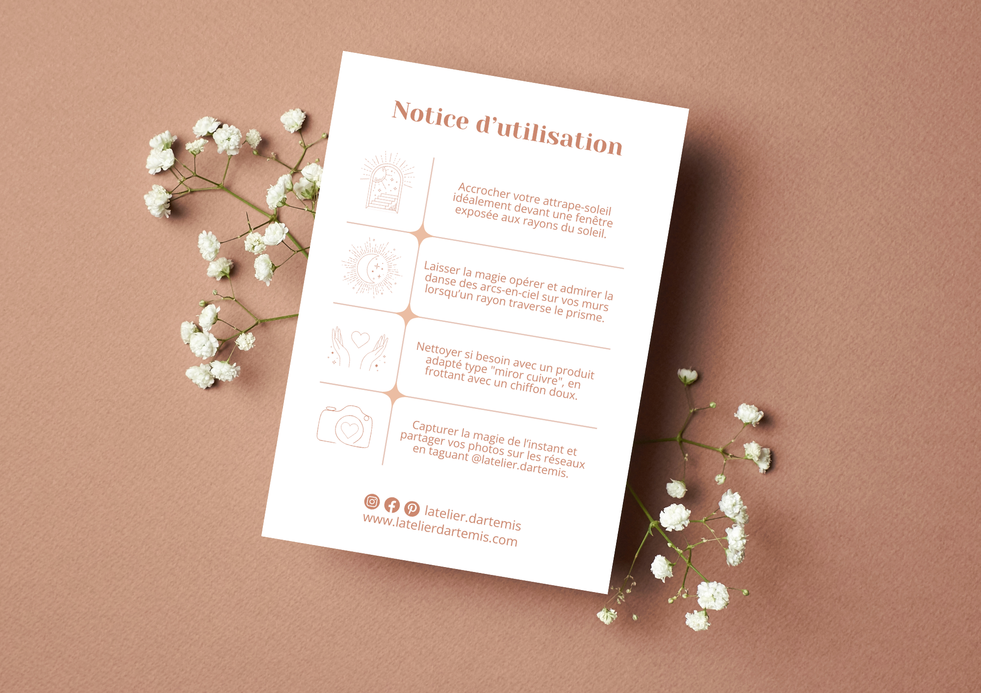 L'Atelier d'Artémis - Wholesale Suncatcher - Suncatcher AURA4