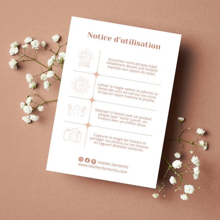 L'Atelier d'Artémis - Wholesale Suncatcher - Suncatcher AURA4