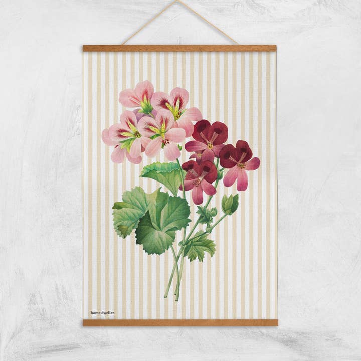 Home Dweller - Wholesale Tea Towel - Geranium Tea Towel