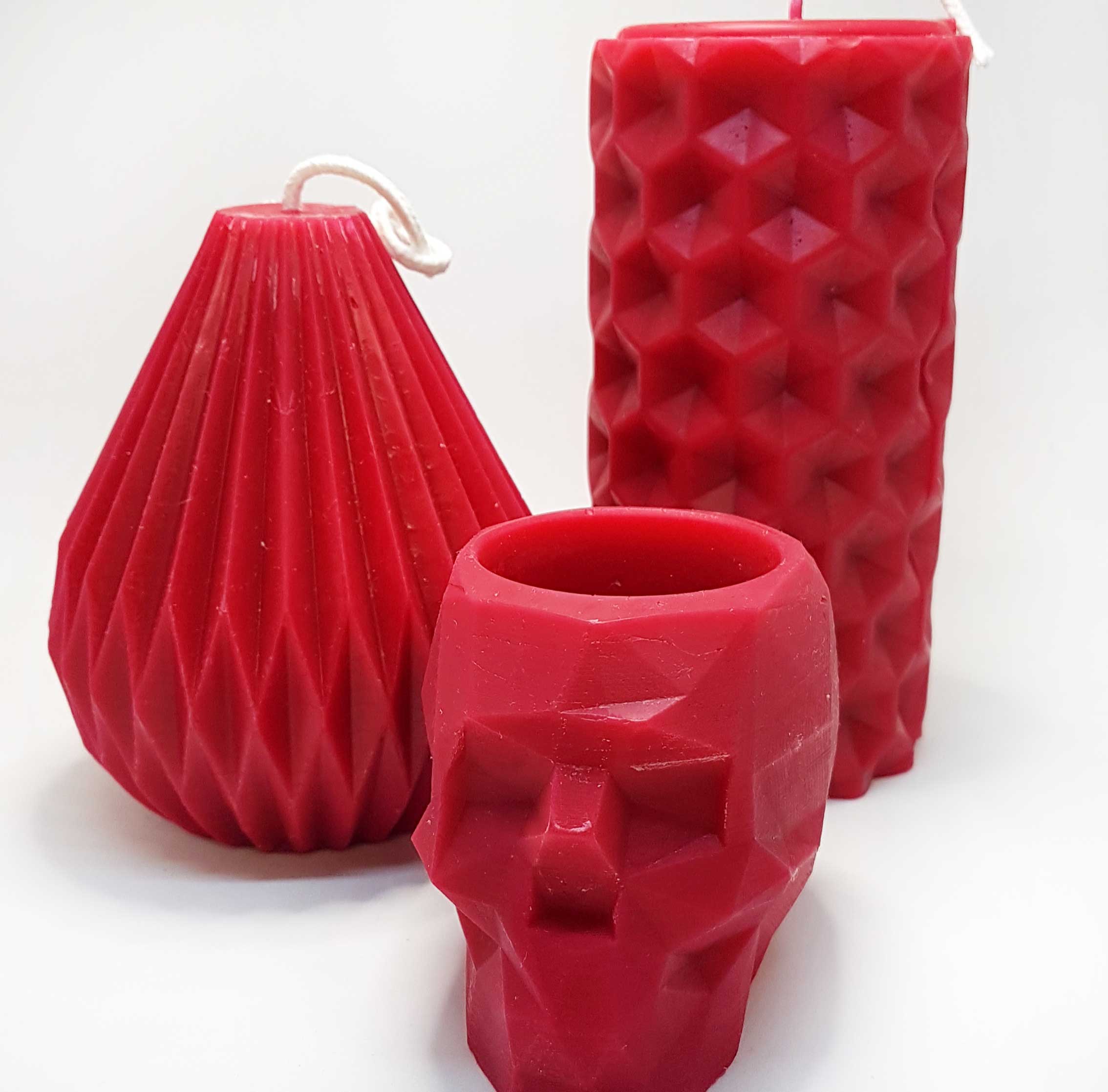 Eastvan bees - Vente Bougies originales - Bougie en cire d'abeille - Pyramide cannelée - 4,25 « - 100% cire d'abeille canadienne pure1