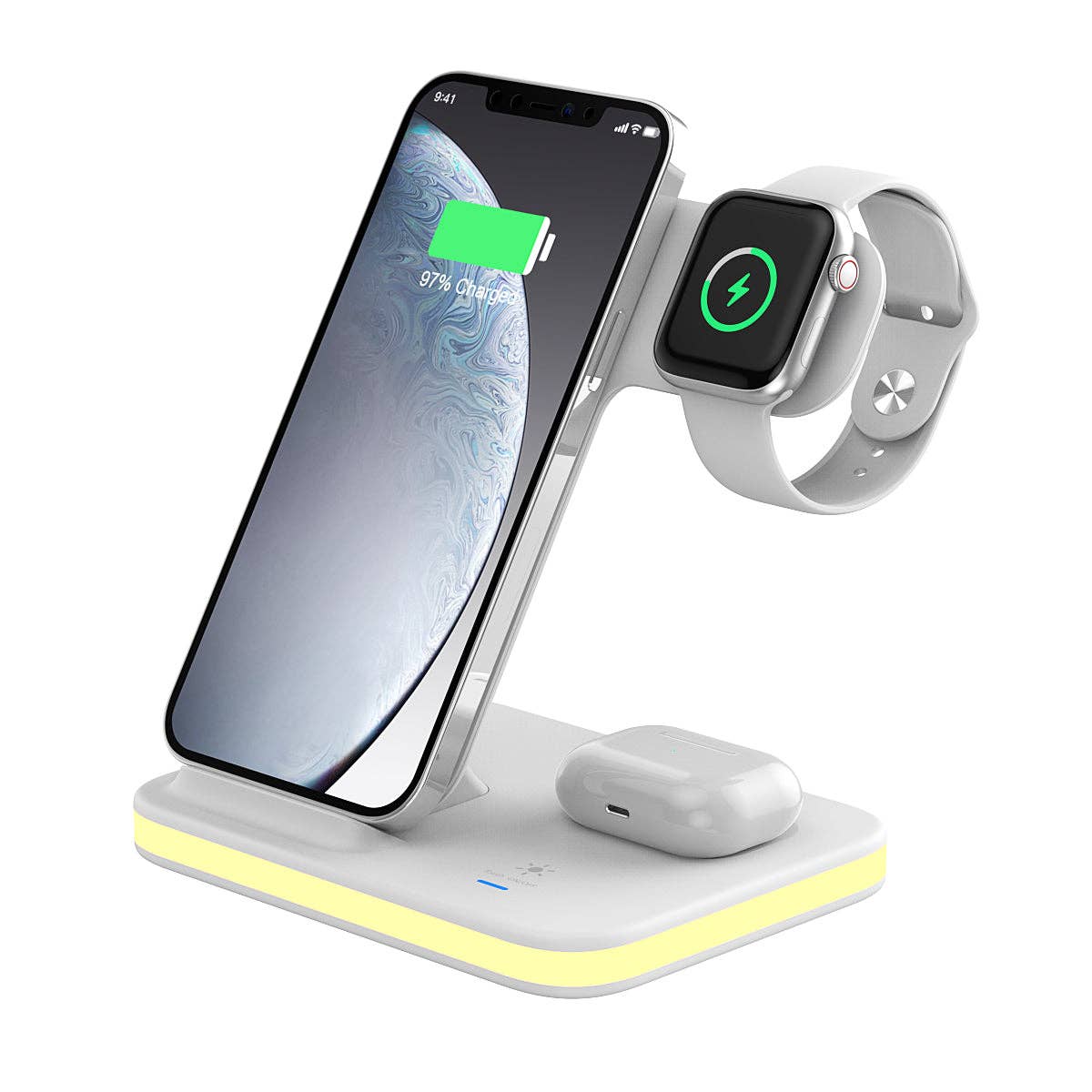 Infinite Basics - Wholesale Charging Dock - 4-in-1 Wireless Charging Stand with Night Light14