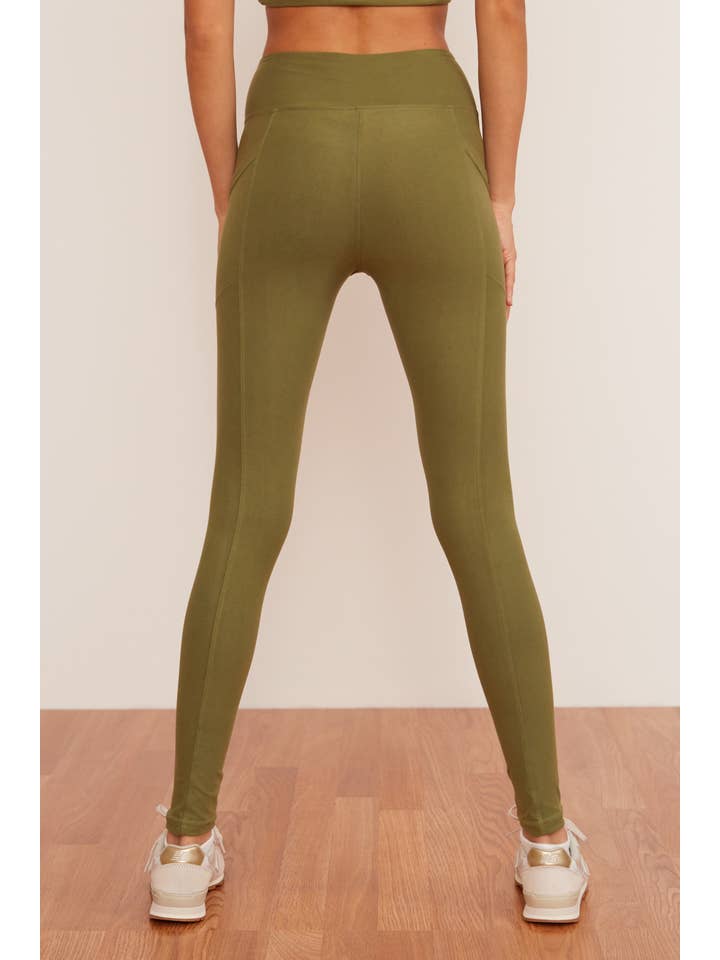 Eucalyptus Crossover Pocket Legging for wholesale on Faire1