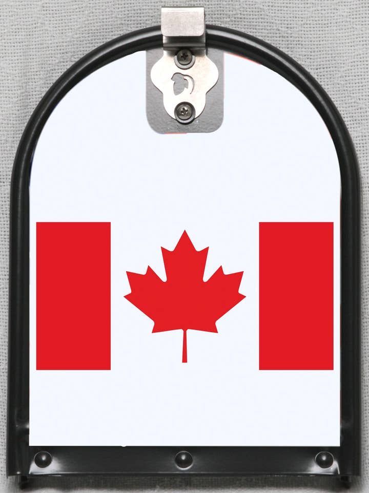 Couvre-porte de boîte aux lettres magnétique drapeau national du Canada pour la vente par Applicables