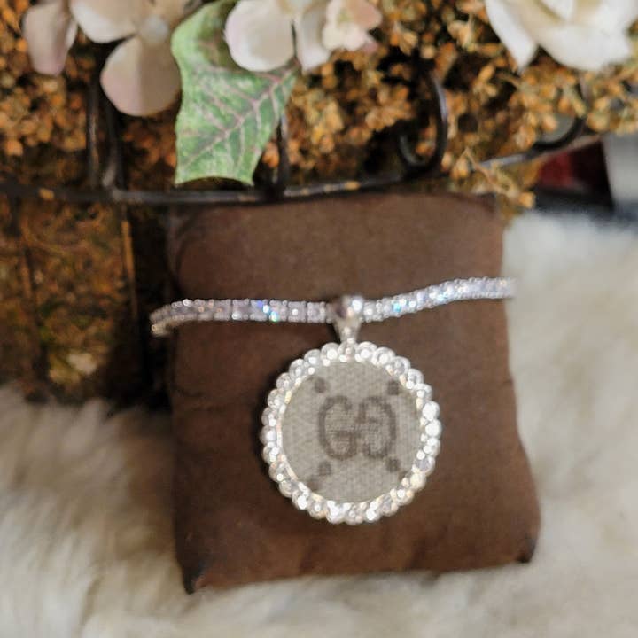 Upcycled GG tennis bracelet for wholesale by Upcycled Always & Forever accessories