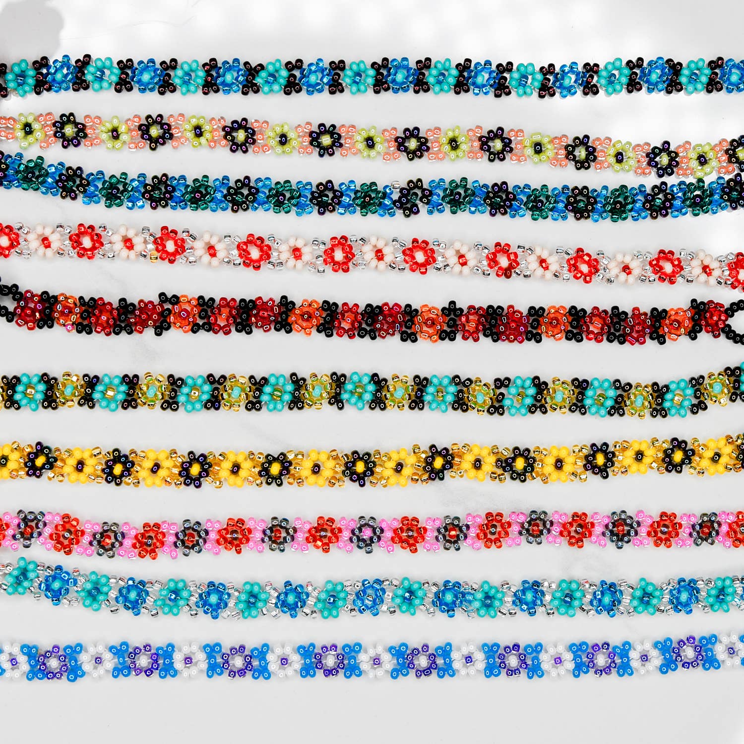 Lucia's Imports – Großhandel Perlenarmband – Blumen-Armband6