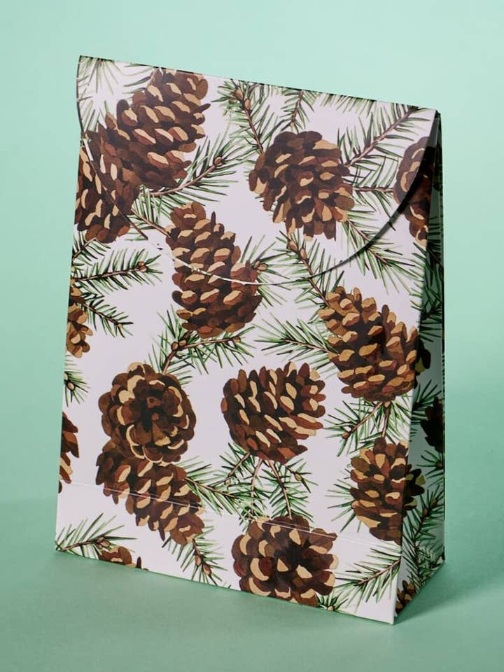 Borsa Regalo S "Farandole di Pigne" per la vendita all'ingrosso da parte di Impression Originale