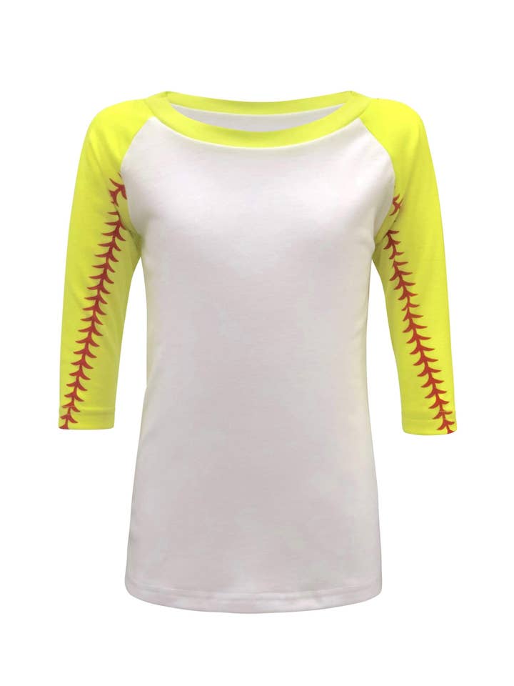 ILTEX Apparel - Wholesale T-Shirt - Kids - Softball Sleeve Raglan Kids