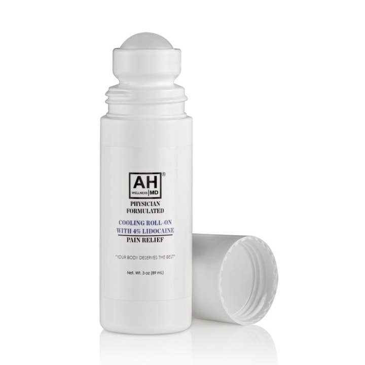 Joint Pain Relief 4% Lidocaine Cooling Roll-On for wholesale by AHWELLNESSMD