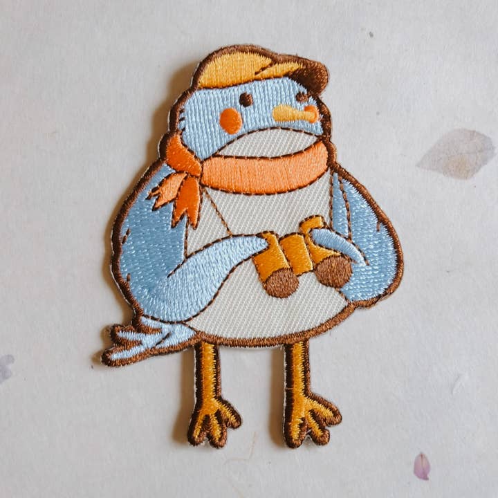 Justine Gilbuena - Wholesale Patch - Birder Iron-On Patch (New Size 3” x 2.25”)1