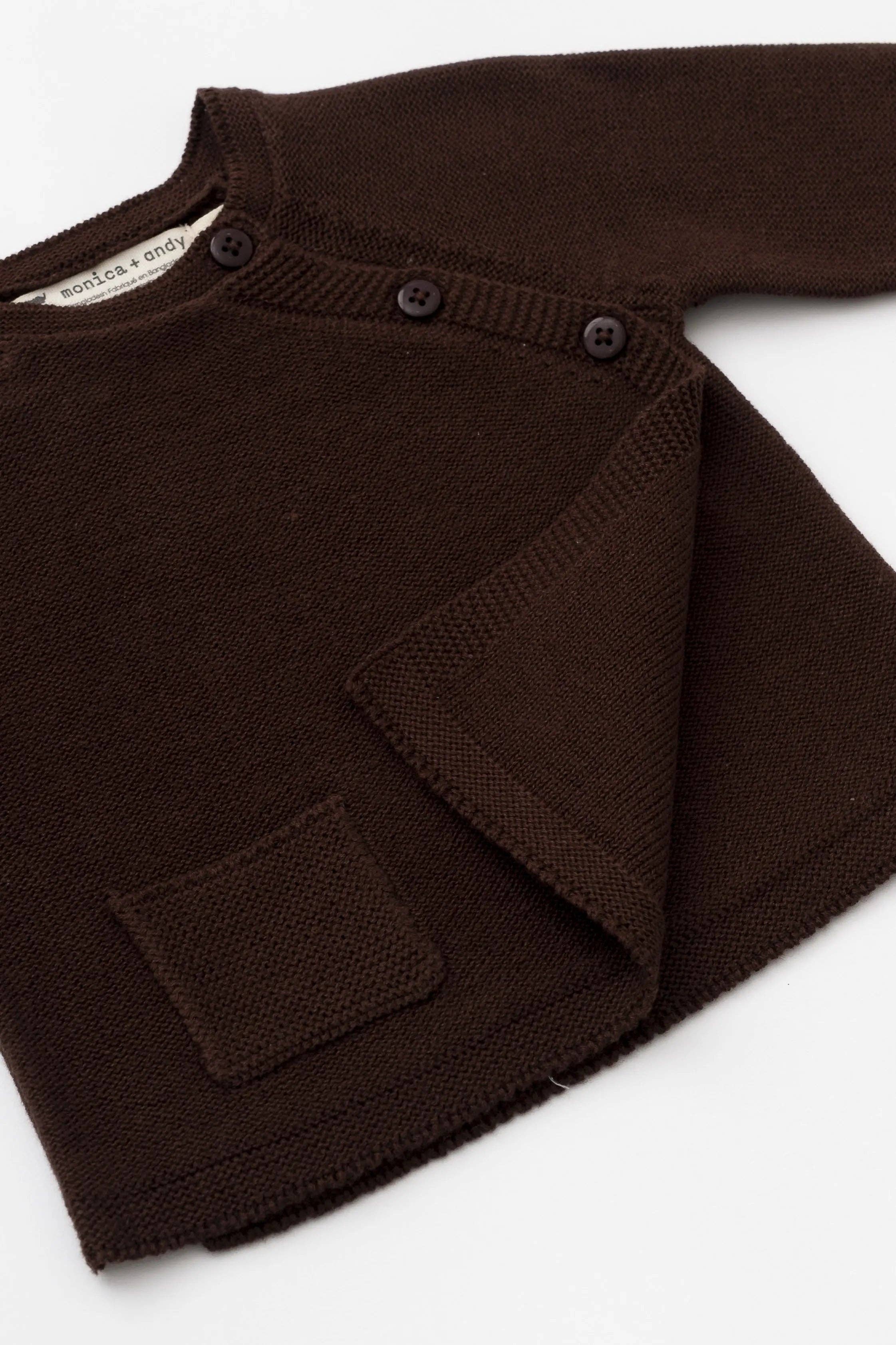 Monica + Andy - Wholesale Top & Pant Set - Baby - Little Darling Knit Top + Bottom_Chocolate Brown4