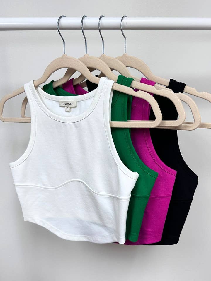 SLVS PONTE BUST LINE CROP TOP (ST# FRT1651N) and other Purchase Wholesale astr the label. Free Returns & Net 60 Terms on Faire trending on Faire.