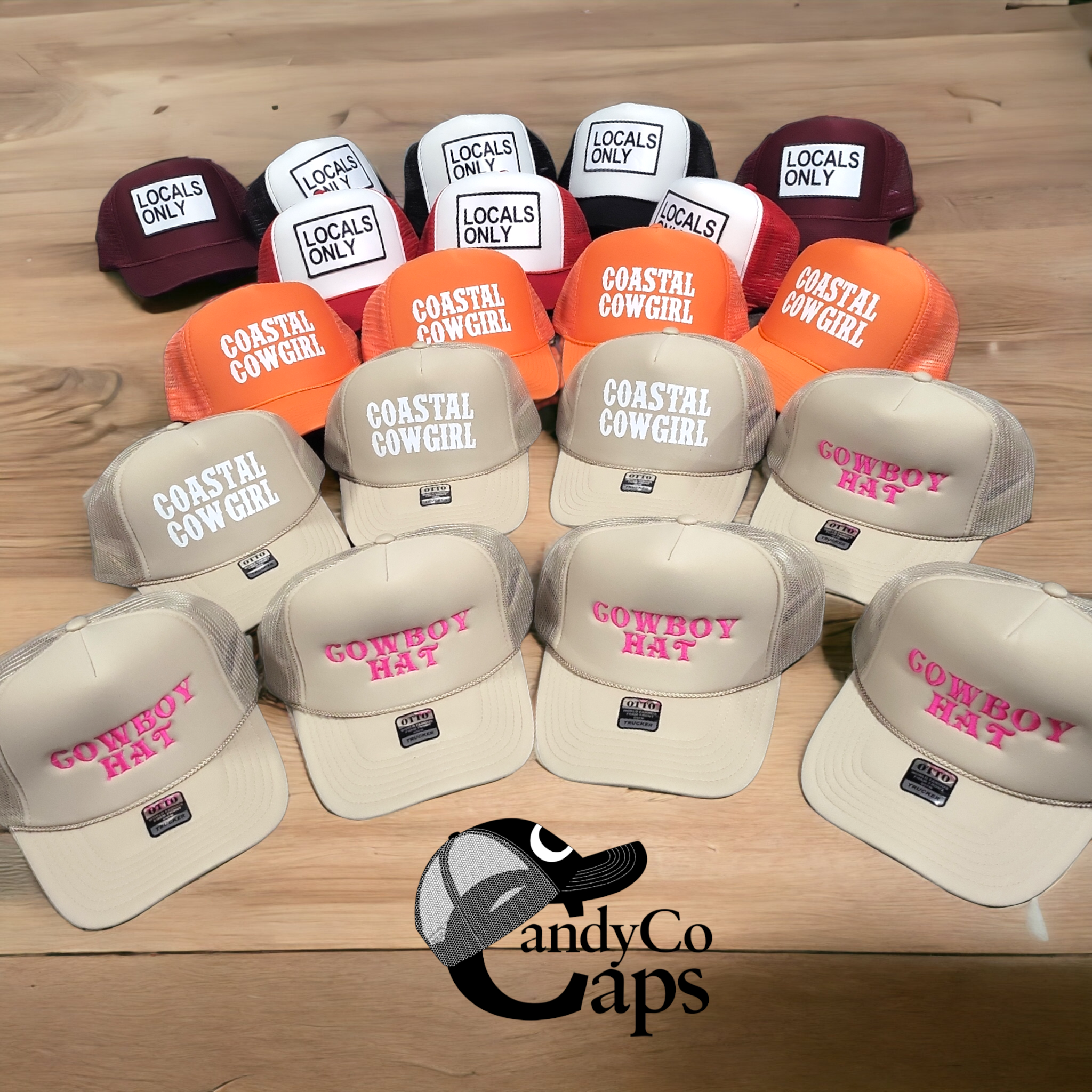 The Candy Collections - Wholesale Trucker Hat - Women's - Locals only Patch Vintage Trucker Hat cap trendy4