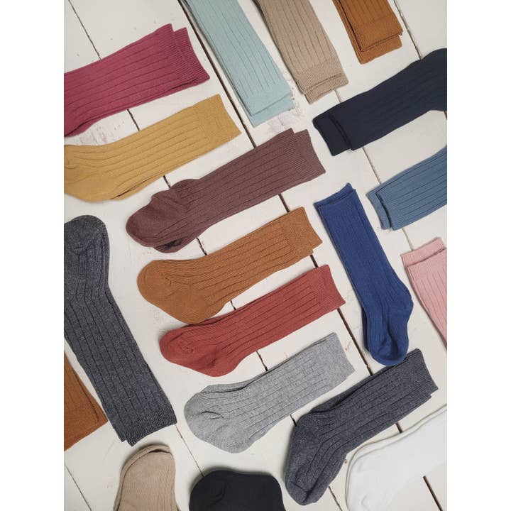 OLIVE & CRADLE - Venta al por mayor Calcetines - Niños - Calcetines acanalados de algodón15