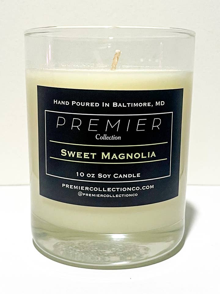 Vela de soja Sweet Magnolia, 10 onzas para venta al por mayor de Premier Collection Co