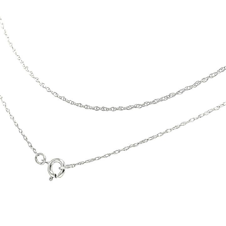 Infinite Jewels - Wholesale Link & chain necklace - Solid 10K Gold Rope Chain 0.5MM with Spring Ring9