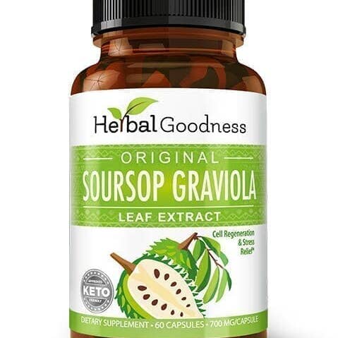 Herbal Goodness - Wholesale Oral Supplement/Vitamin - Graviola (Soursop) Leaf Extract - Capsules 60/700mg0