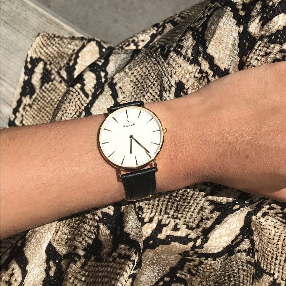 KRAEK Watches - Venta al por mayor Reloj de pulsera - Mujer - Phoebe | Oro | Negro | 36 mm4