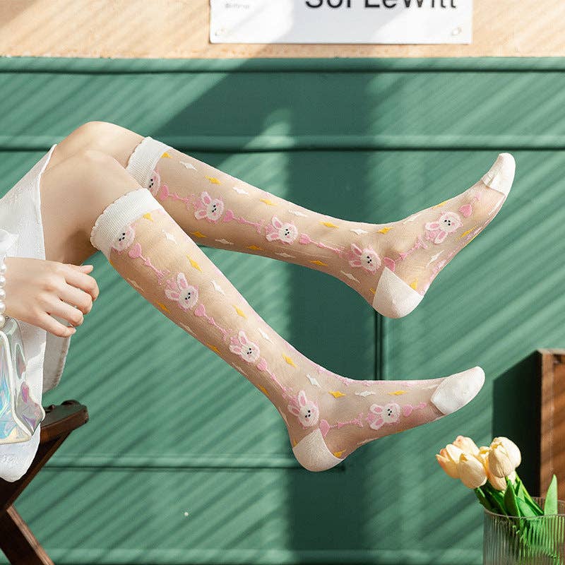 Funkyrel® Atzbranding Limited - Venta al por mayor Calcetines - Mujer - Rufia - Medias de verano con motivos adorables9