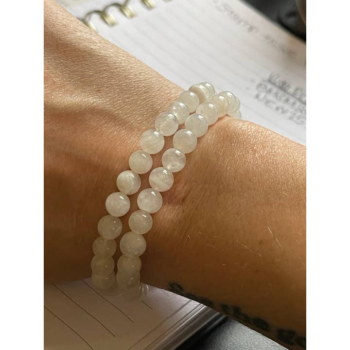 Tumbledshop - Wholesale Beaded Bracelet - Rainbow Moonstone Bracelet, Crystal Jewelry