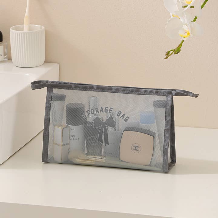 NARWEY INC - Wholesale Toiletry bag – women's - Nylon Mesh Waterproof Toiletry Bag Home Cosmetic Pouch6