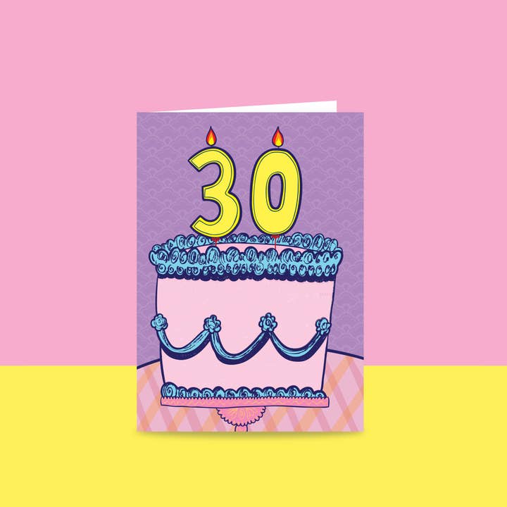 Able And Game - Wholesale Birthday card - Cake Number Birthday - Milestone Birthday Card3
