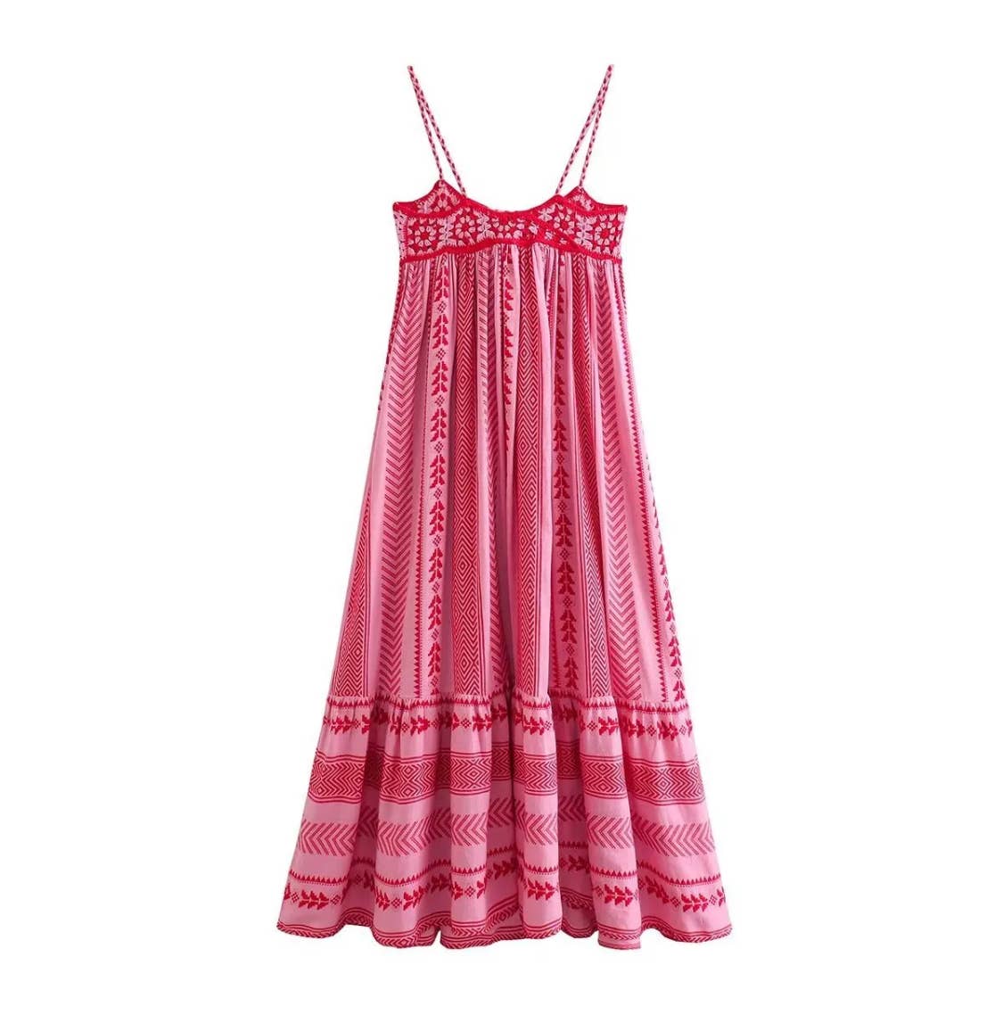 Serenity Collective - Wholesale Dress - Women's - Bohemian Maxi Dress1