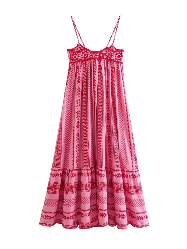 Serenity Collective - Wholesale Dress - Women's - Bohemian Maxi Dress1