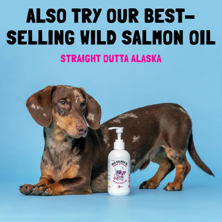 LEGITPET - Wholesale Pet Supplement - Dog - Omega 3 Alaskan Salmon Oil Treats for Dogs Fish Oil Chew Supplement Skin and Coat Allergy and Itch Relief Hip & Joint Health Brain8