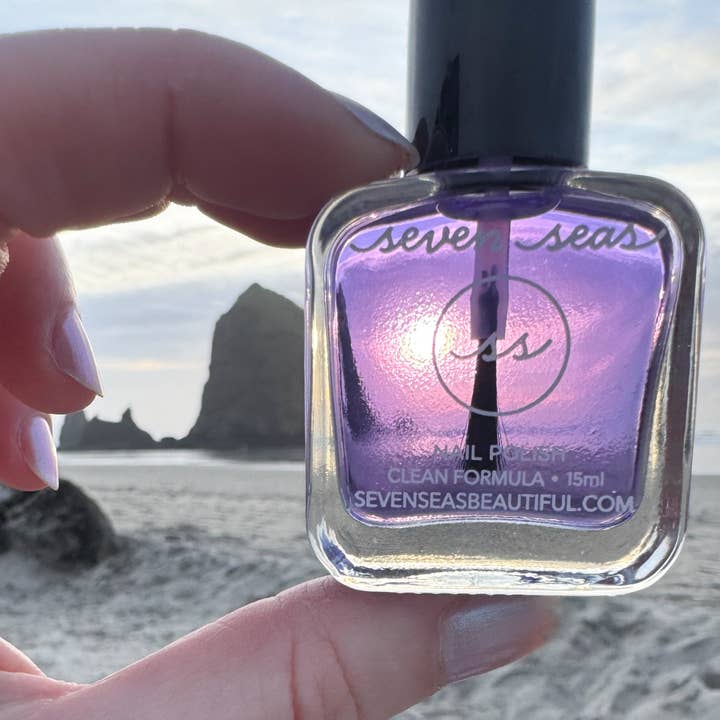 NEW! Clean Nail Polish - Lavender Treat + Heal for wholesale by Seven Seas