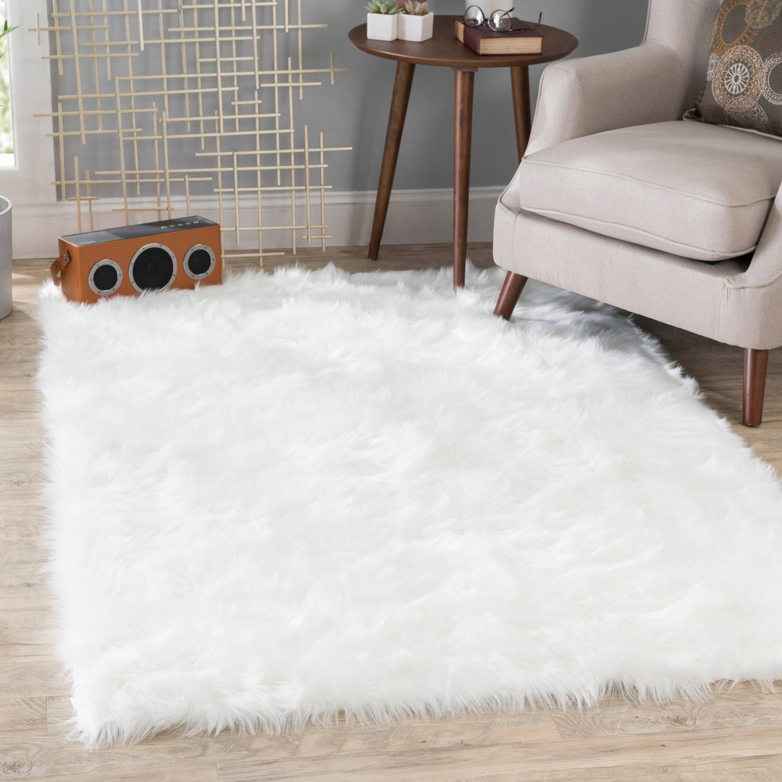 Walk on Me - Wholesale Area Rug - Faux Fur Super Soft and Silky Area Rug Witn Non Slip Backing and Machine Washable16