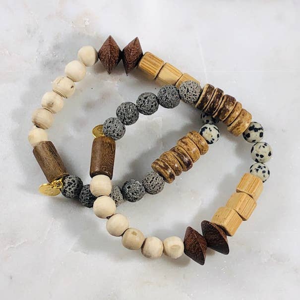 Sarah Belle - Wholesale Beaded Bracelet - Grounded Stacking Bracelet0