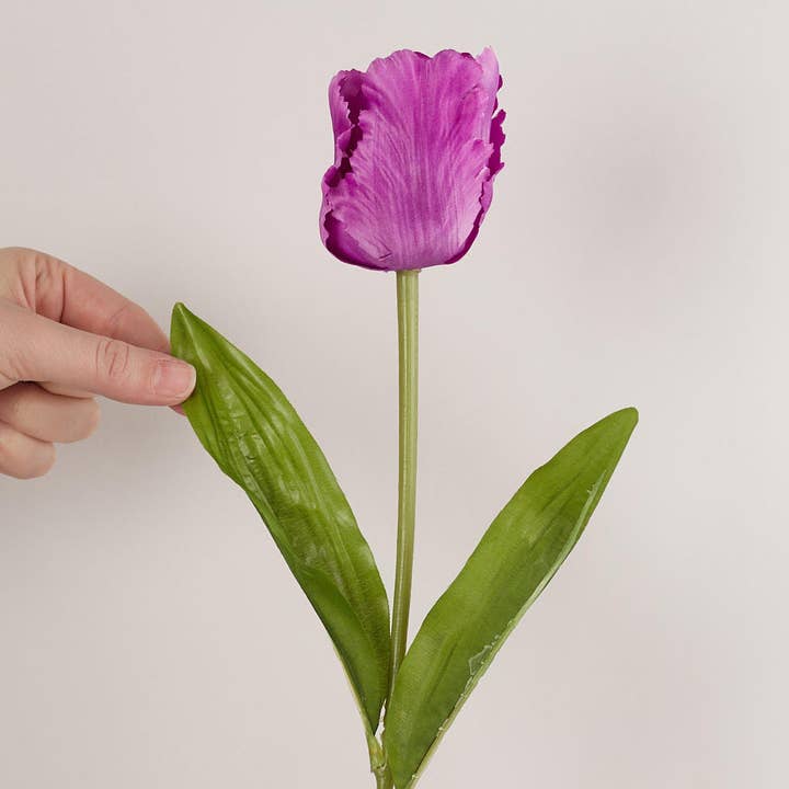 Factory Direct Craft - Vendita all'ingrosso Fiori finti - Steli di Tulipano Pappagallo Artificiale da 21" - Seleziona Colore