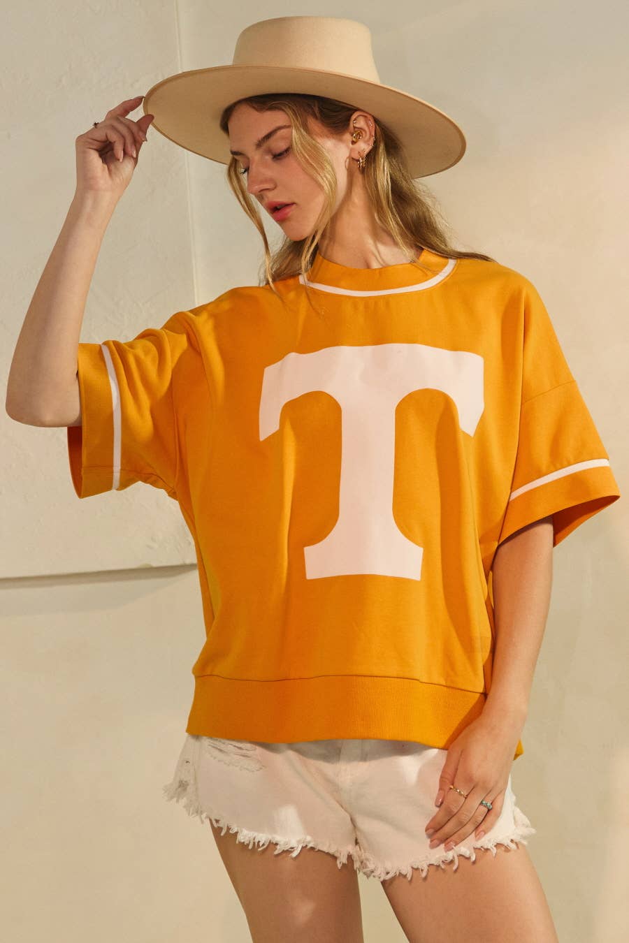 Oddi - Wholesale Sweatshirt - Women's - Oversized Game Day Short-Sleeve Sweatshirt2