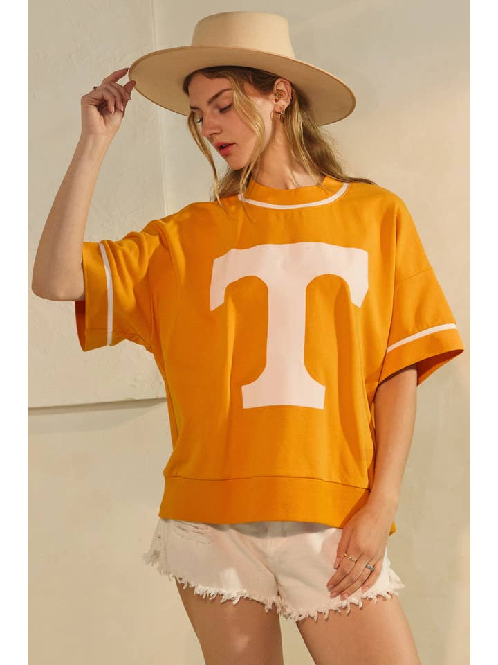 Oddi - Wholesale Sweatshirt - Women's - Oversized Game Day Short-Sleeve Sweatshirt2