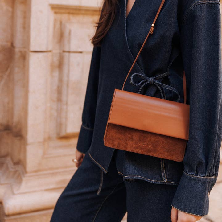 Ann Kurz - Wholesale Crossbody Bag - Women's - Phone Bag Medium - Mix Cuero2