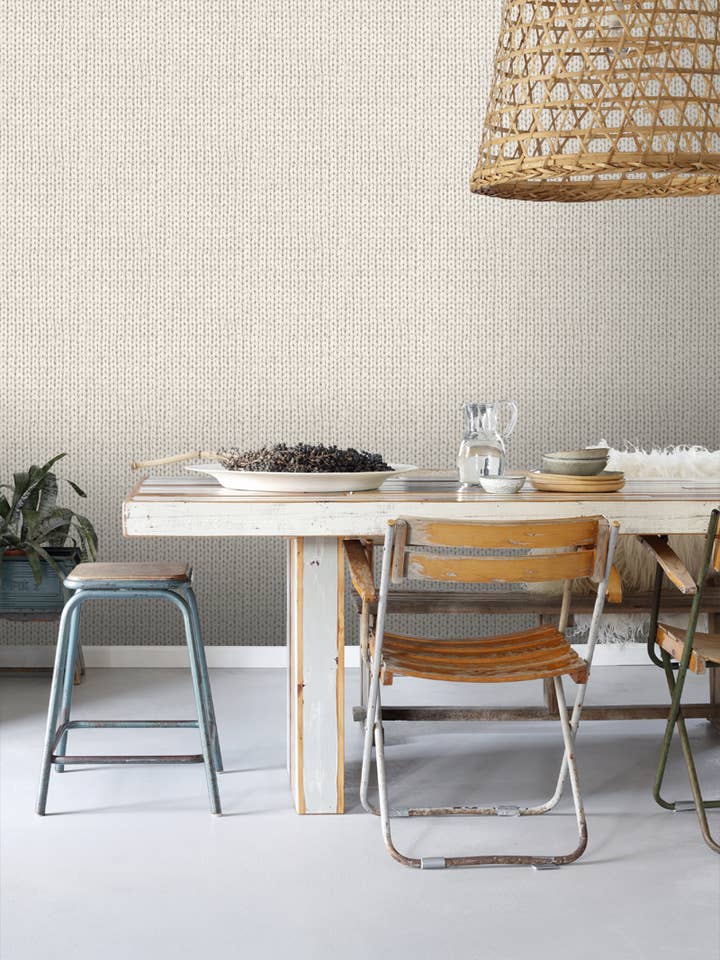 Wallpaper Knitted for wholesale by The Design Department b.v.